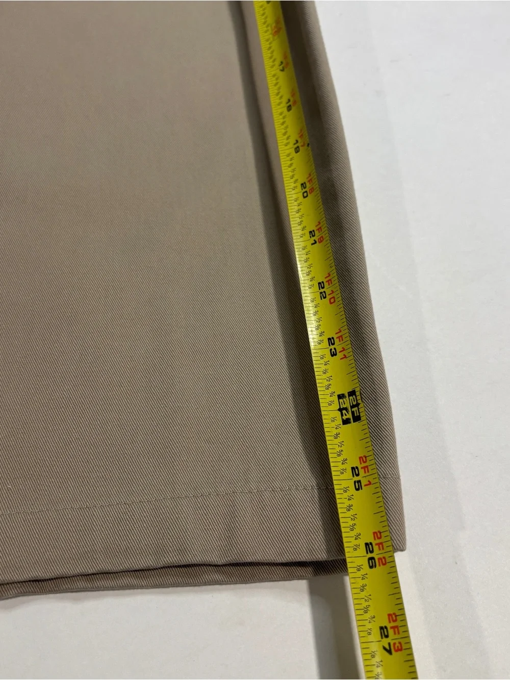 Vintage Polo Ralph Lauren Andrew Pants 36X30 Pleated Chino Beige Cropped 26
